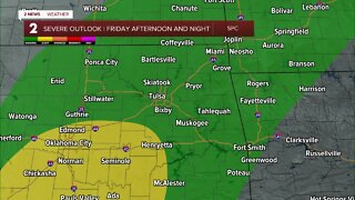 Windy Friday with storms possible