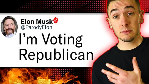 BREAKING NEWS: Elon Is Voting Republican!