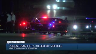 Pedestrian hit, killed in crash Sunday night, police say