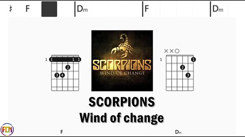 SCORPIONS Wind of change - Guitar Chords & Lyrics HD