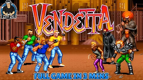 Vendetta (Arcade) - Full Game in 3 Minutes