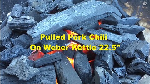 Pulled Pork Chili on Weber Kettle
