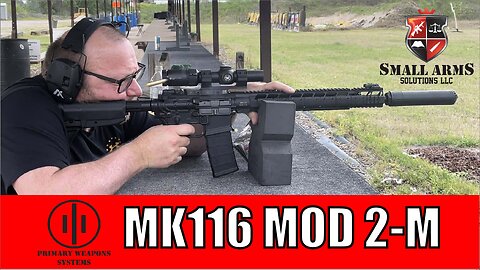 Primary Weapon Systems MK116 MOD 2-M - New Forged Lower and HUXWRK Suppressor