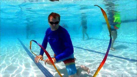 Ribbon Dance Underwater