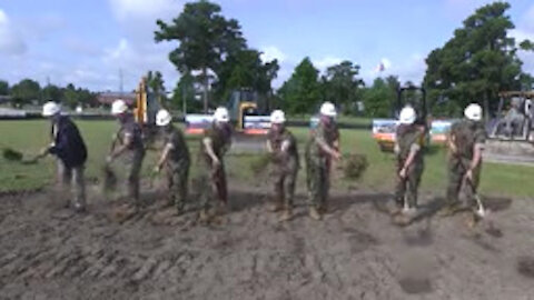 Ground Breaking for P-162 H&HS and MWSH-2 Headquarters