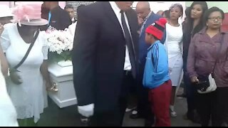 Courtney Pieters funeral gets underway (Tho)