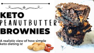 Low Carb Peanut Butter Brownies