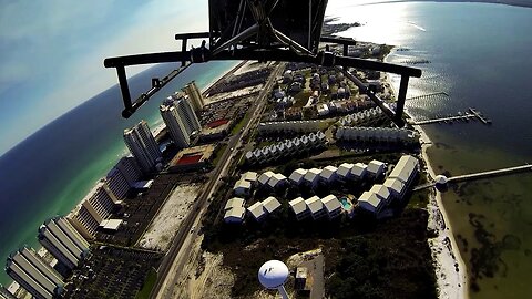 Bell 47 over Navarre Beach