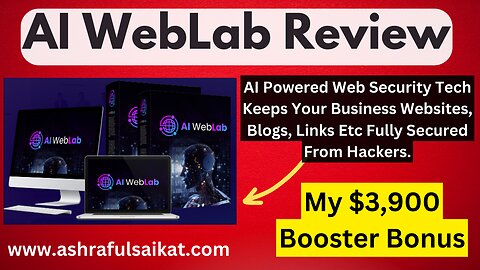 AI WebLab Review + $3,900 Booster Bonus (AI WebLab by Kundan Choudhary)