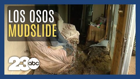 Mudslide ruins homes in Los Osos, California