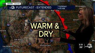 Warm, dry weather returning to Colorado