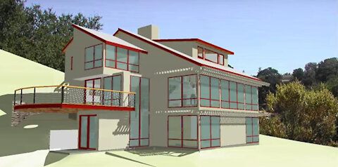 Solar Study - CAD exterior - www.ENRarchitects.com