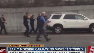 Carjacking Suspect Arrested on I-65S