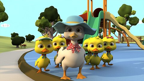Five Little Ducks Went Out one Day! Children Songs With Cartoons worlds