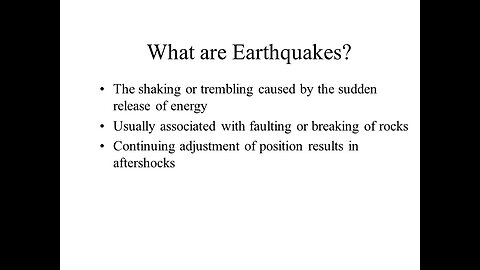 What are Earthquakes? |General Knowledge
