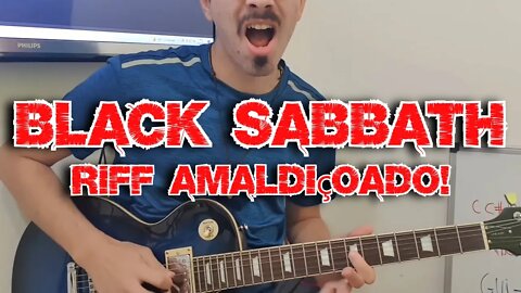 RIFF DE PARANOID DO BLACK SABBATH PORÉM AMALDIÇOADO