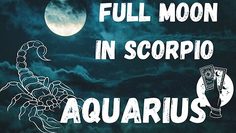 Aquarius ♒️ - What’s stopping you? Full Moon in Scorpio tarot reading #aquarius #tarotary #tarot