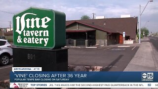 'Vine' Tavern officially closes in Tempe after 36 years