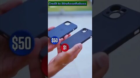 1$ vs 50$ case ! @Mrwhosetheboss #trending #tech #technology #technicalguruji