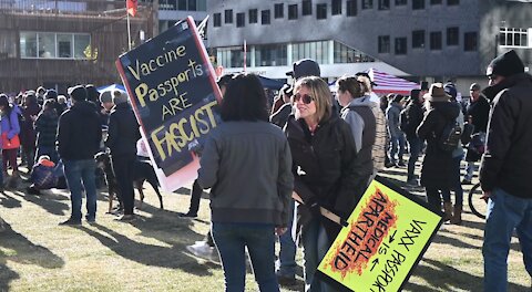 United for Freedom Protest in Calgary