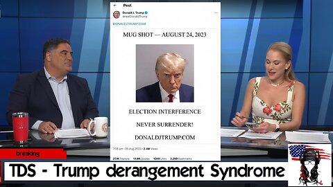 TRUMP X MUGSHOT triggers TDS Trump Derangement Syndrome