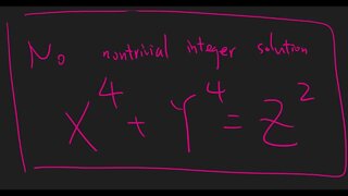 Prove Fermat last theorem n=4