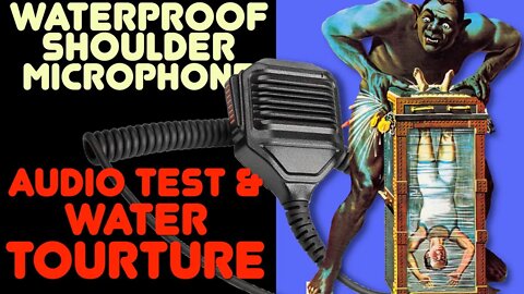 Shoulder Microphone - Waterproof External Mic For GMRS & Ham Radios, Baofeng UV-5R - Review & Test