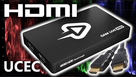 HDMI Video Capture with 4K60 Passthrough! USB 3.0 1080p60 Capture! UCEC GAM Live PRO
