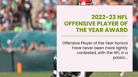 2022-23 NFL Offensive Player of the Year Award Odds: Jefferson Claims Top Spot