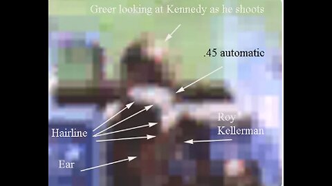 President John Kennedy was killed by a head shot fired by SS agent & limo driver William Greer