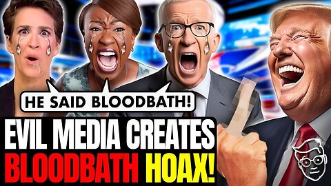 MEDIA'S NEW TRUMP 'BLOODBATH' HOAX EXPOSED! TOTAL BACKFIRE | LIBS DELETE POSTS IN PANIC