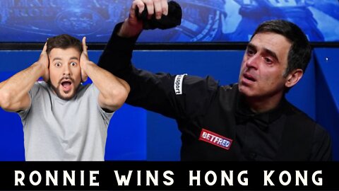 RONNIE O'SULLIVAN Wins Hong Kong Snooker Masters 2022 Beating MARCO FU