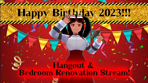 Menos Lunashi's Birthday 2023 Hangout (& Room Renovation) Stream!