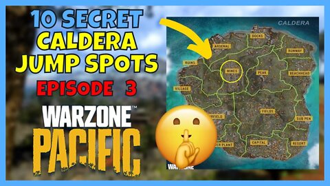 10 *NEW* SECRET Jump Spots on Warzone Caldera 🤫 | Episode 3