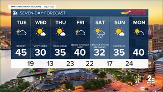 WMAR-2 News Weather at 11