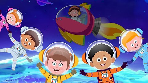Five Little Astronauts | Music for Children | Nursery Rhymes for Babies