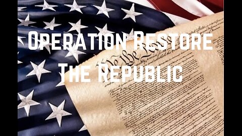 Operation Restore The Republic by We The People