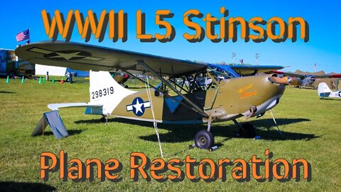 WWII L5 Stinson - Walkaround and Restoration Insights