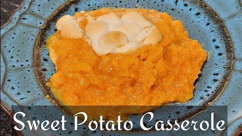 Fall Flavored Sweet Potato Casserole