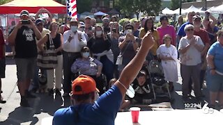 Hot pepper eating contest wows crowd at the Nampa Farmers Market