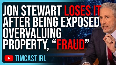 Jon Stewart LOSES IT After Being EXPOSED Overvaluing Property, Committing “Fraud” Same As Trump