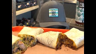 BRISKET AND SHORT RIB BURRITO! You can order a barbecue burrito at Little Miss BBQ - Appetite AZ