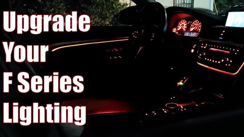 Easily Upgrade your ambient lighting in your 4 series BMW with the AmbientModz lighting kit! F33/F32