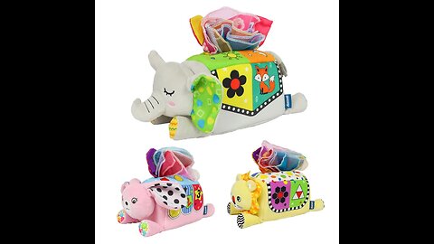 ANNUAL SALE! Baby Magic Tissue Box Toy Toddlers Sensory Toy
