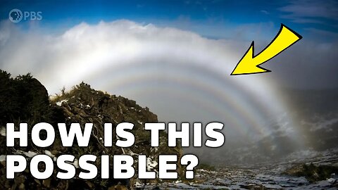 How rainbows with NO COLOR are possible
