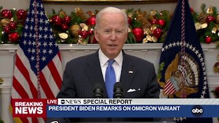 Biden delivers remarks on the emerging omicron variant