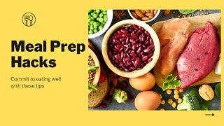 Meal Prepping Tips