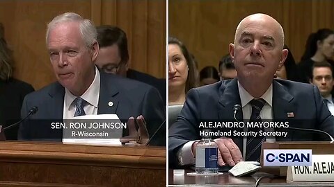 Mayorkas Gets Ripped An Entire New One By Sen. Ron Johnson