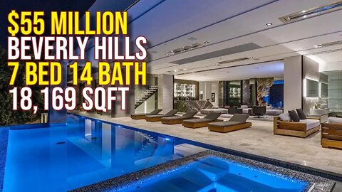 Inside a $55 Million 14 Bathroom Mansion Beverly Hills 90210