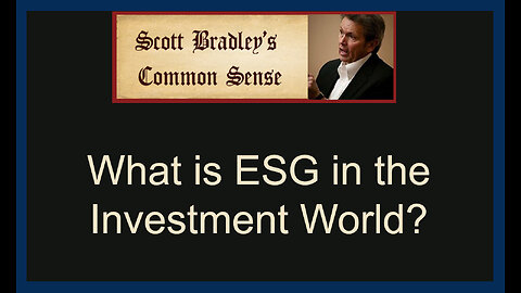 What is ESG in the Investment World?